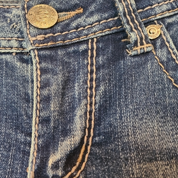 (913) Seven7 Woman's Premium Slim Boot Jeans, Size: 4, Color: Denim Blue - Picture 6 of 14